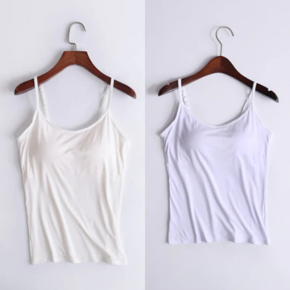 🔥Last days sale 🔥- Buy 1 get 1 free🔥Loose-fitting tank top with built-in bra