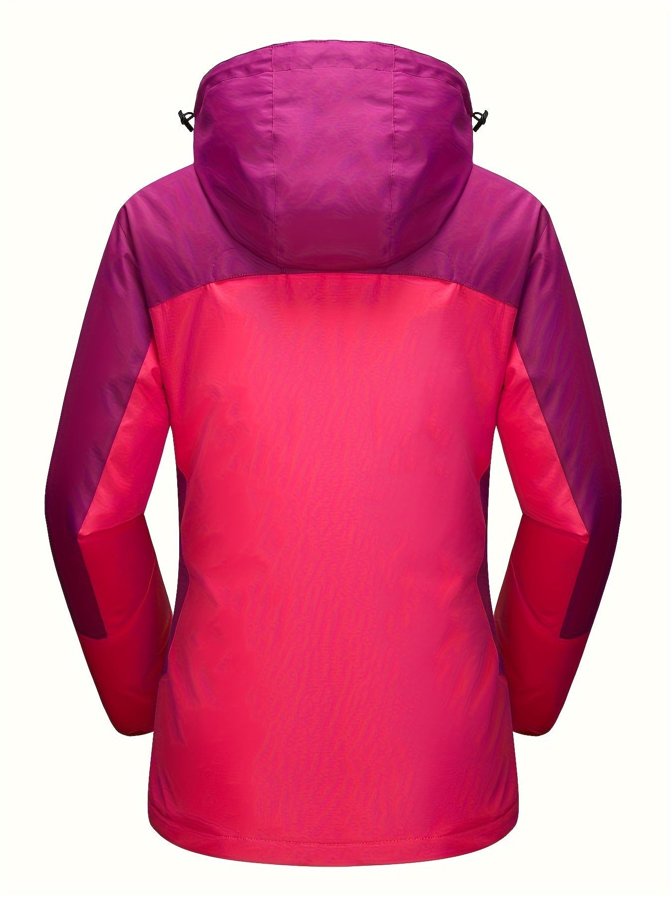 3-in-1 waterproof winter coat, fleece-lined, two-piece suit, ski and hiking jacket with hood