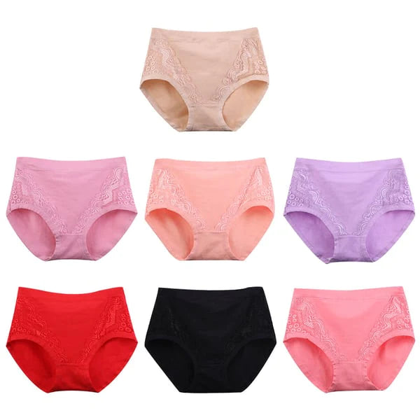 ⏰Last Day Buy 5 Get 2 Free ?Plus Size High Waist Leak Proof Cotton Panties