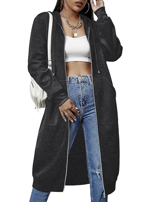 🔥Last Day Promotion 50% OFF🔥✨Women Casual Zip up Fleece Hoodies