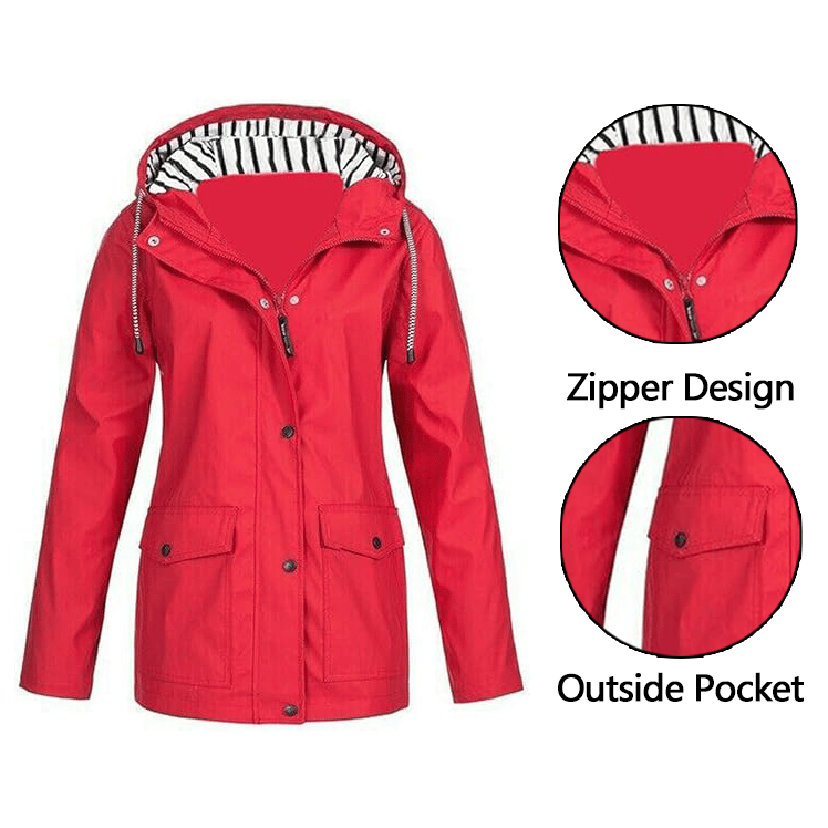 🍂Autumn Hot Sale 49%💗🧥Ultimate Plaid Waterproof Jacket for Women🍃