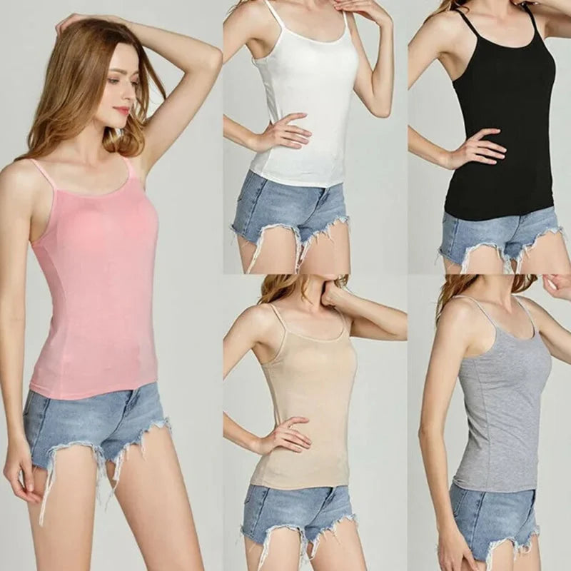 🔥Last days sale 🔥- Buy 1 get 1 free🔥Loose-fitting tank top with built-in bra