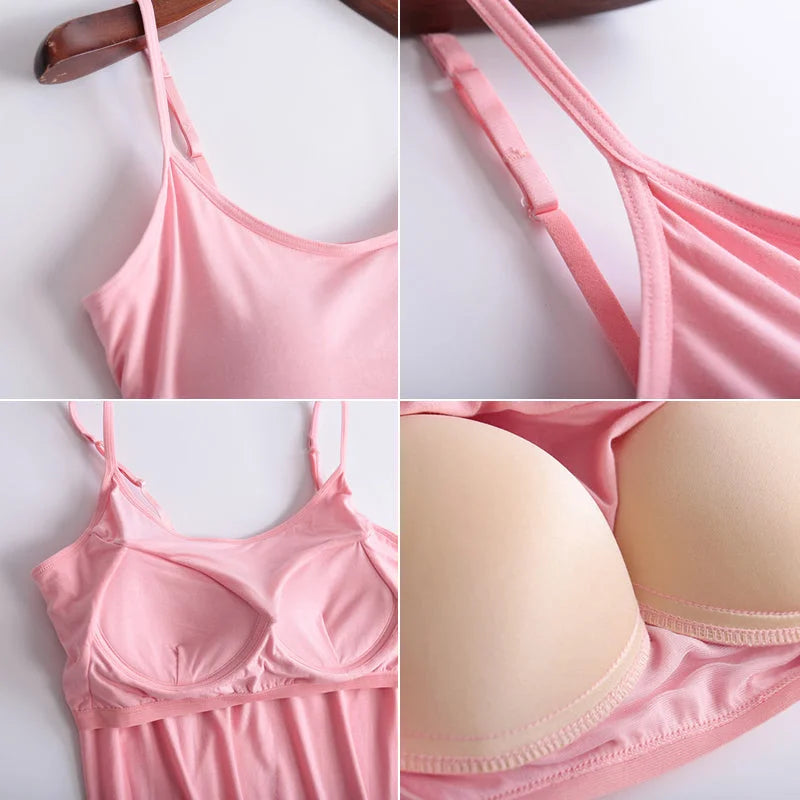 🔥Last days sale 🔥- Buy 1 get 1 free🔥Loose-fitting tank top with built-in bra
