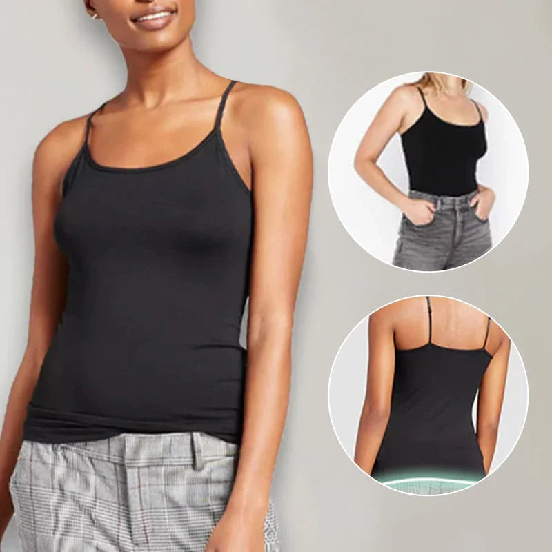 🔥Last days sale 🔥- Buy 1 get 1 free🔥Loose-fitting tank top with built-in bra