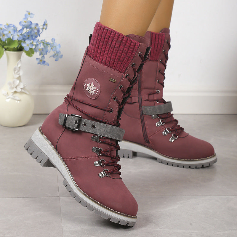 🎁 Hot Sale 49% OFF 🔥Women's Waterproof Knee Snow Boots