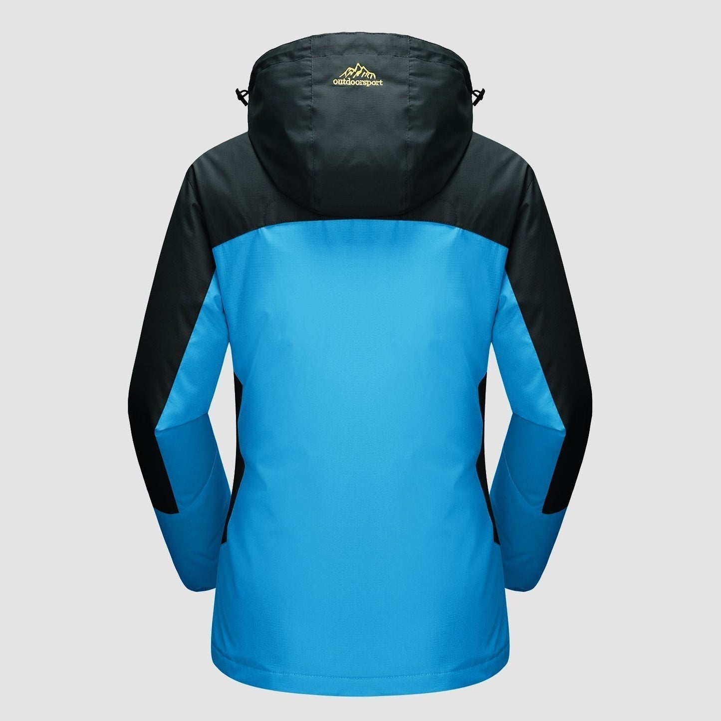 3-in-1 waterproof winter coat, fleece-lined, two-piece suit, ski and hiking jacket with hood