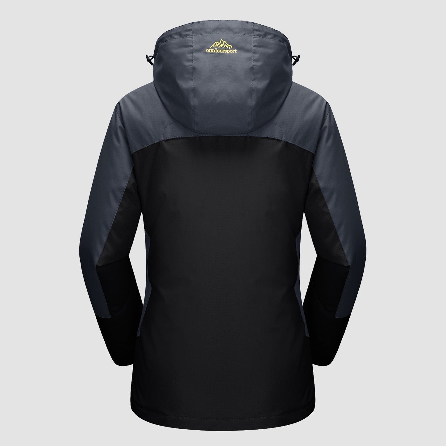 3-in-1 waterproof winter coat, fleece-lined, two-piece suit, ski and hiking jacket with hood