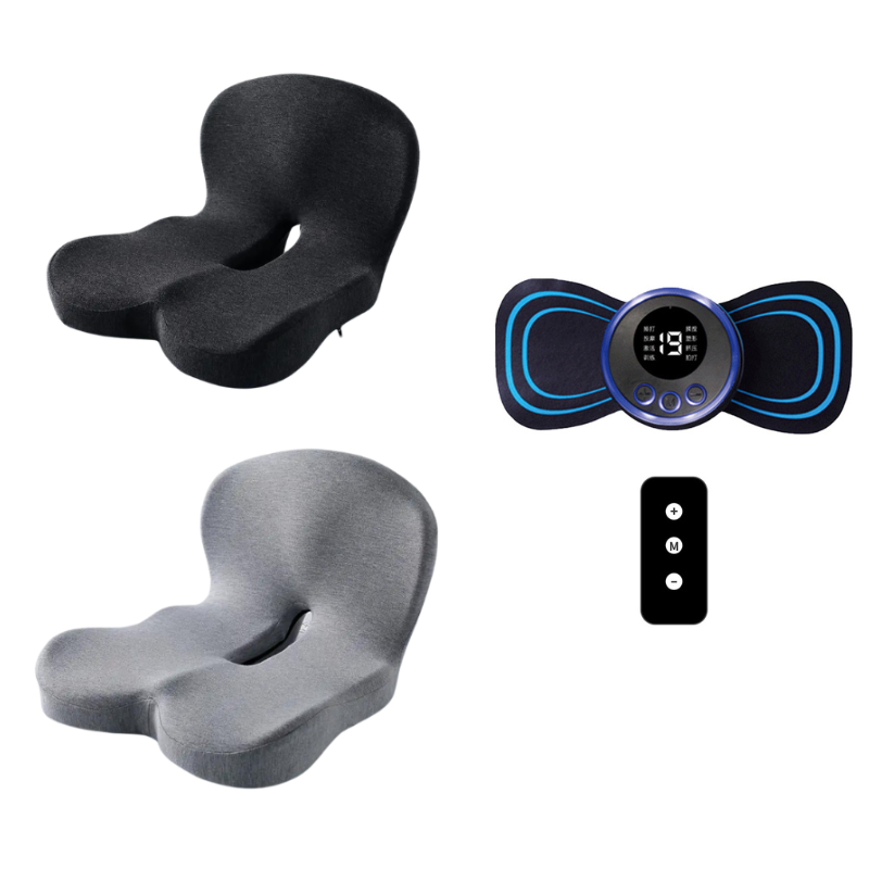 💎 50% OFF! 💎 Non-Slip Memory Foam Seat Cushion – Sciatica Relief, Breathable Mesh & Universal Fit for Car, Office & Wheelchair