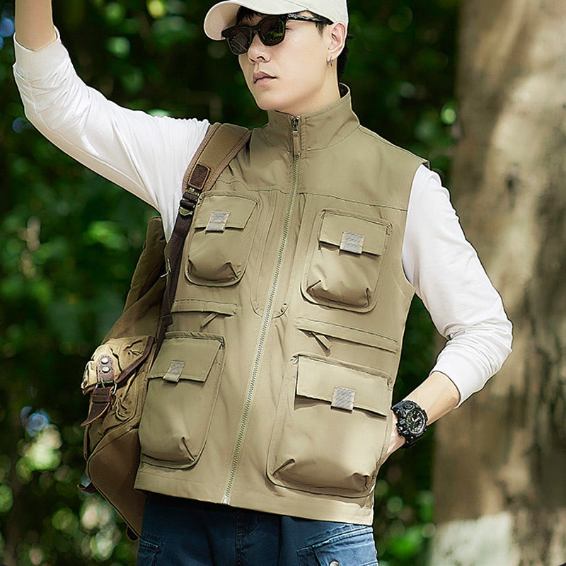 ✨Men's Casual Padded Reversible Multi-Pocket Vest