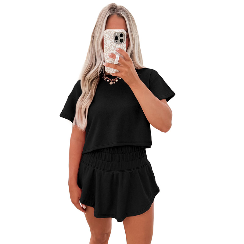 Casual T-Shirt & Skirt 2 Piece Set