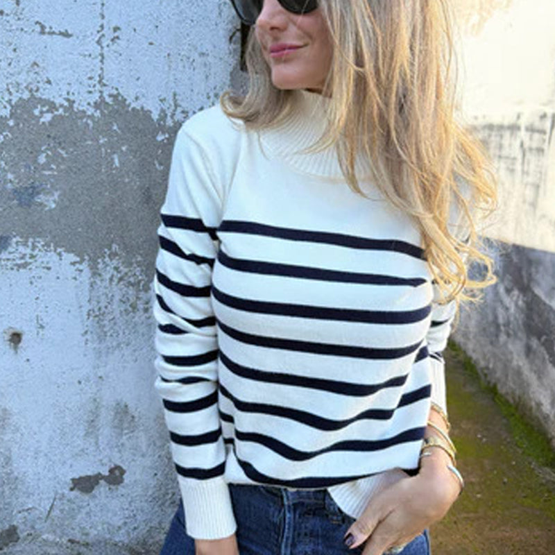 💥Hot Sale🔥Women's Striped Knit Sweater