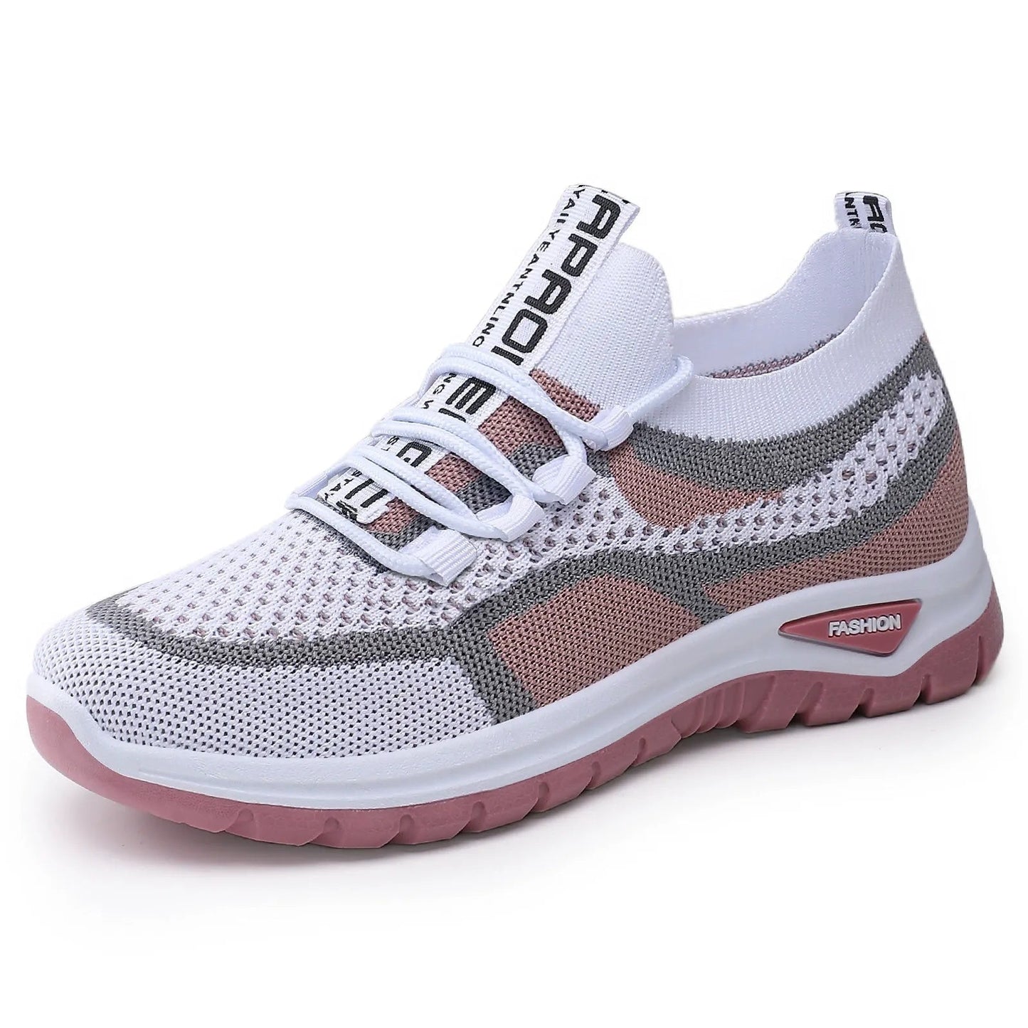 Casual lace-up running shoes for women