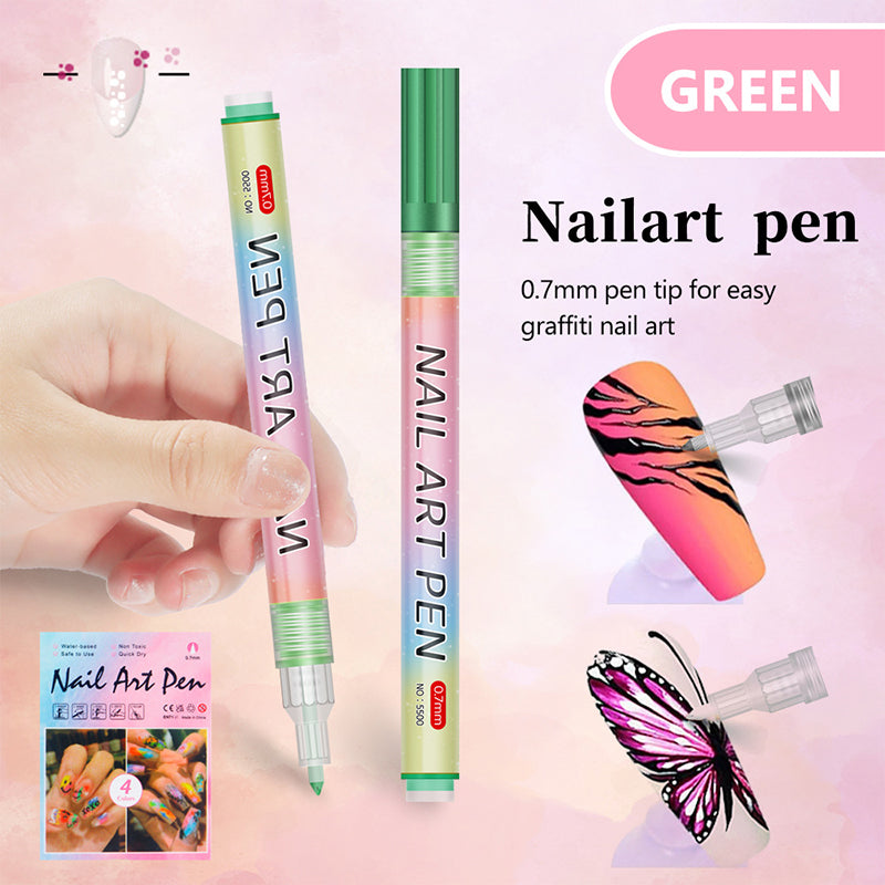 ✨12-color professional nail art pen set