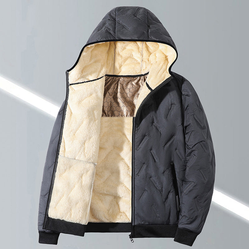 Men's Winter Thickened Hooded Jacket