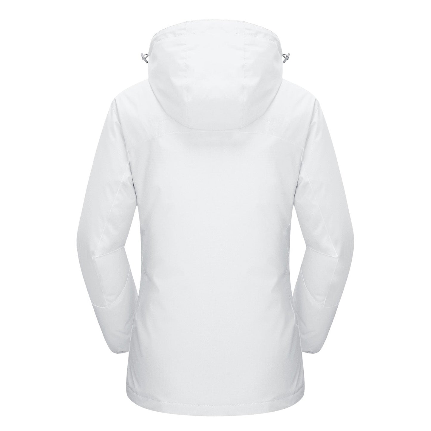 3-in-1 waterproof winter coat, fleece-lined, two-piece suit, ski and hiking jacket with hood