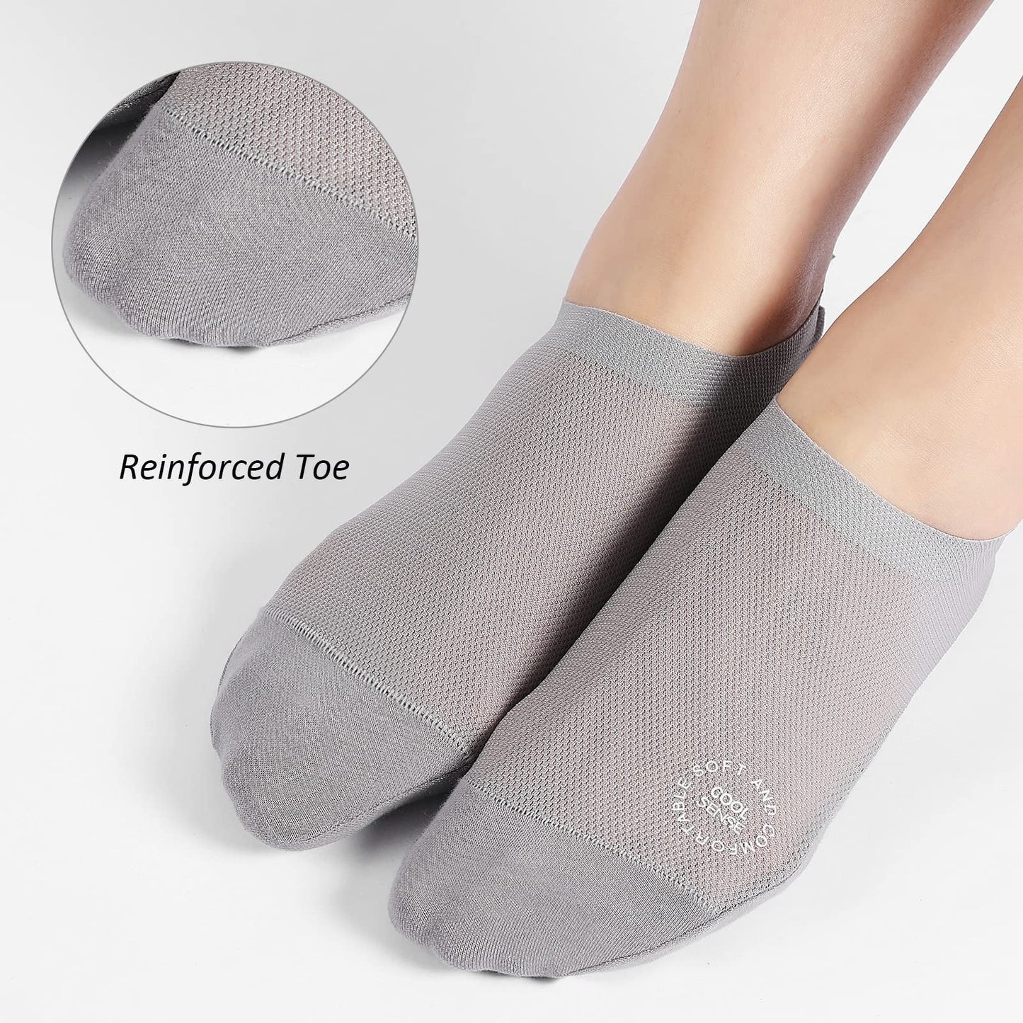 49% OFF TODAY🔥Ultra Thin Liner Socks Non Slip No Show Socks !!