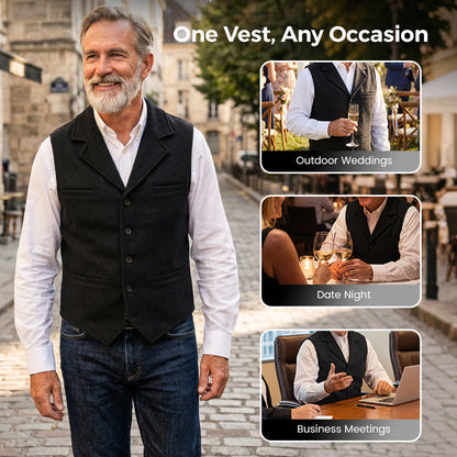 Men's Slim Fit Casual Business Vest