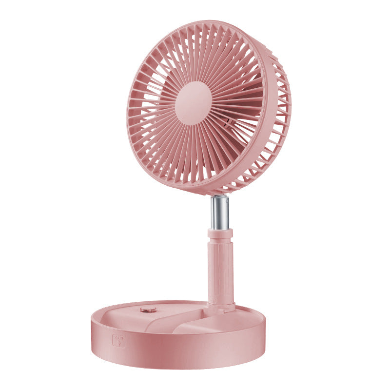 🌀 50% OFF NOW! 🔋 Telescopic Folding USB Charging Fan – Adjustable height, quiet operation & portable – perfect for desk, travel or outdoor use 💨