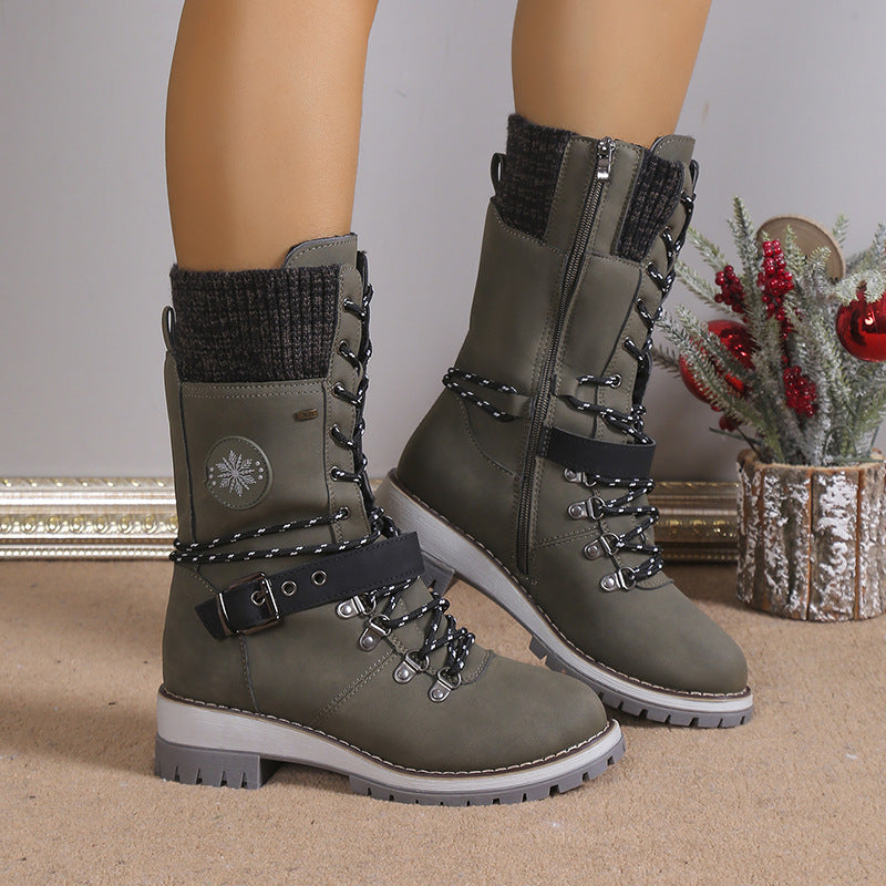 🔥Women's Waterproof Knee Snow Boots👢