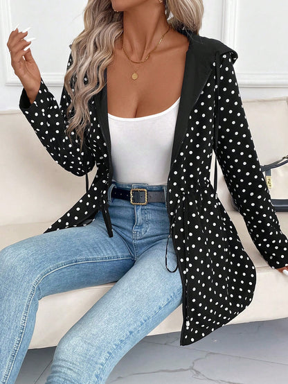 Hooded Reversible Leopard Print Coat
