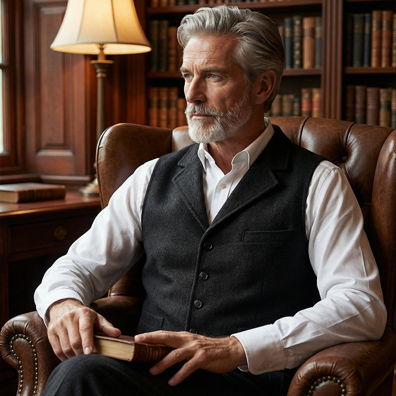 Men's Slim Fit Casual Business Vest