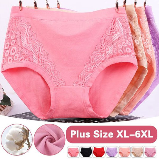 ⏰Last Day Buy 5 Get 2 Free ?Plus Size High Waist Leak Proof Cotton Panties