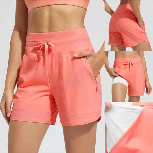 🌞NEW HOT SALE 60% OFF❄️Women's 5" Swim Board Shorts High Waisted Quick Dry Swimsuit Swimming Bottoms