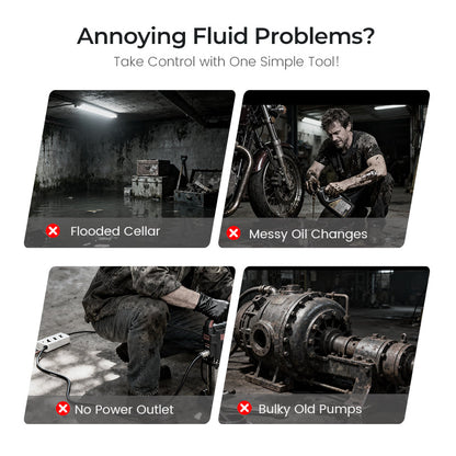 🖤New Year Sale✨ 50% OFF!—High-Power Oil & Water Pump Set