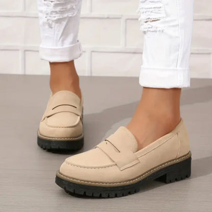 ⏳Factory offer last day - 53% discount 🎁Comfortable women's loafers with chunky heels and slip-on design
