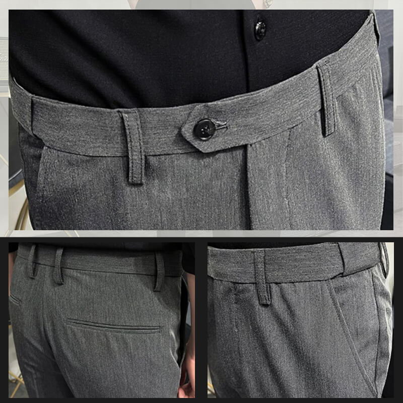 Solid Slim Fit Formal PANTS — 🌱Spring Sale 50% Off