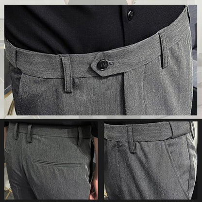 Solid Slim Fit Formal PANTS — 🌱Spring Sale 50% Off