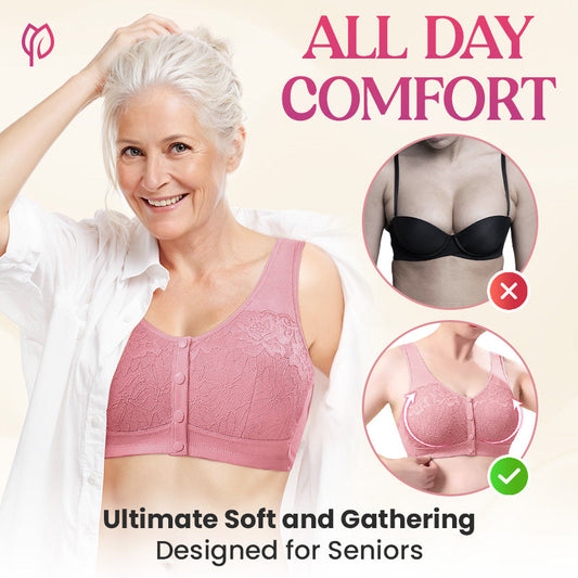 ✨Buy 1, Get 2 Free💥Comfortable, wireless shaping bra with front buttons