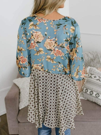 💐2026 SPRING SALE - 60% OFF!🌸Women's Floral Kimono Ruffle Sleeve Tie Cardigans Flowy Boho Loose Cover Ups