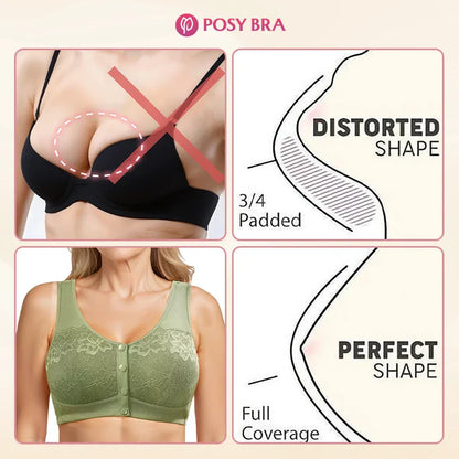 ✨Buy 1, Get 2 Free💥Comfortable, wireless shaping bra with front buttons