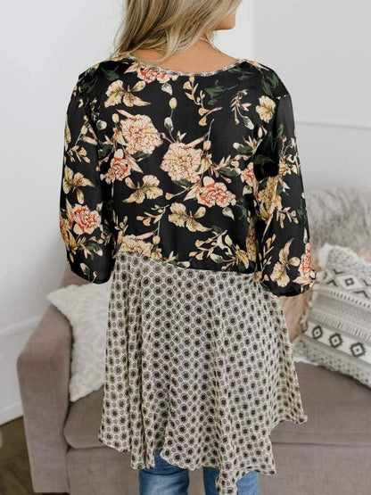 💐2026 SPRING SALE - 60% OFF!🌸Women's Floral Kimono Ruffle Sleeve Tie Cardigans Flowy Boho Loose Cover Ups