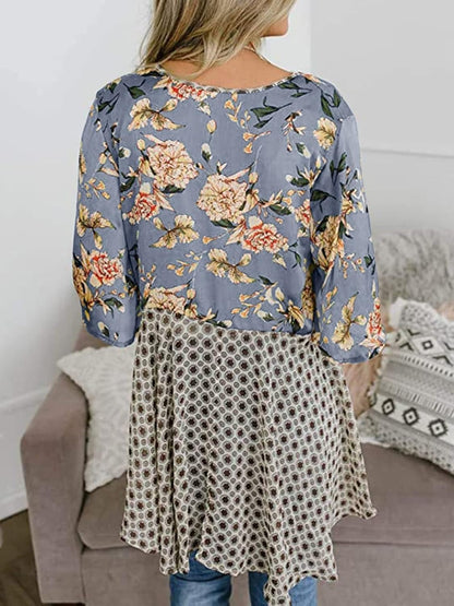 💐2026 SPRING SALE - 60% OFF!🌸Women's Floral Kimono Ruffle Sleeve Tie Cardigans Flowy Boho Loose Cover Ups