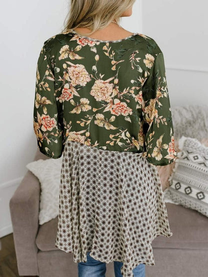 💐2026 SPRING SALE - 60% OFF!🌸Women's Floral Kimono Ruffle Sleeve Tie Cardigans Flowy Boho Loose Cover Ups