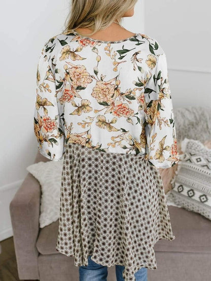 💐2026 SPRING SALE - 60% OFF!🌸Women's Floral Kimono Ruffle Sleeve Tie Cardigans Flowy Boho Loose Cover Ups