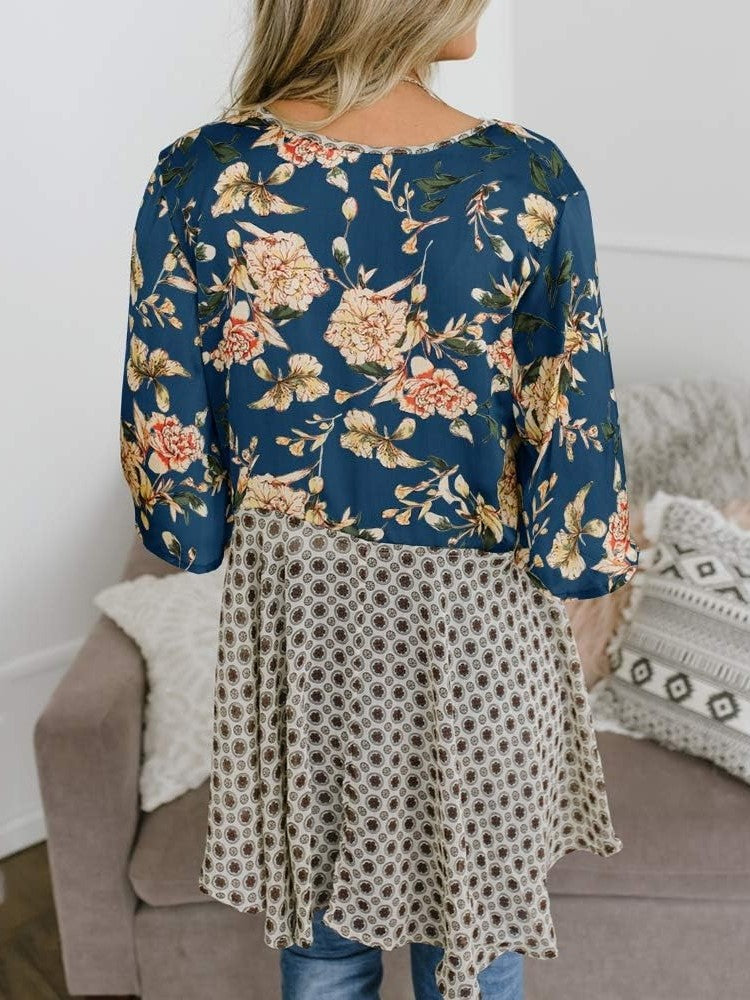 💐2026 SPRING SALE - 60% OFF!🌸Women's Floral Kimono Ruffle Sleeve Tie Cardigans Flowy Boho Loose Cover Ups