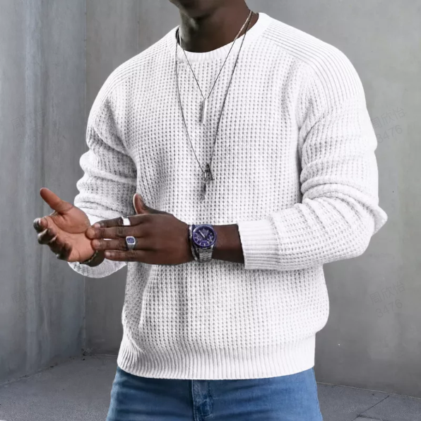 ✨2026 Collection at 50% OFF & FREE SHIPPING✈️JMIERR Men's Crewneck Sweater Soft Casual Sweaters Classic Long Sleeve Pullover Sweaters with Ribbing Edge