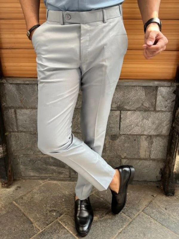 Solid Slim Fit Formal PANTS — 🌱Spring Sale 50% Off