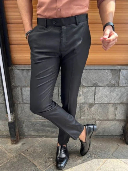 Solid Slim Fit Formal PANTS — 🌱Spring Sale 50% Off
