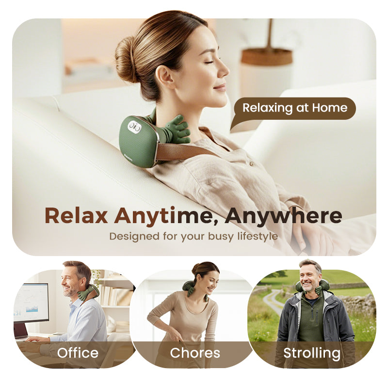 🔥Amazing deals for 2026: 50% OFF! 🌲 The best portable neck massager – 3 times more relaxation! 💆