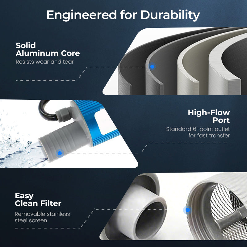 🖤New Year Sale✨ 50% OFF!—High-Power Oil & Water Pump Set