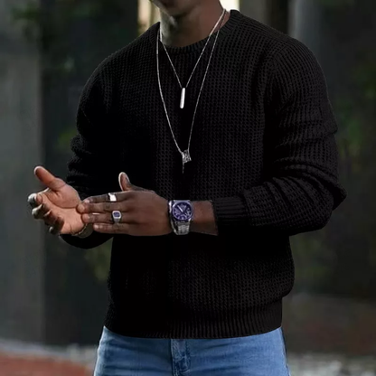 ✨2026 Collection at 50% OFF & FREE SHIPPING✈️JMIERR Men's Crewneck Sweater Soft Casual Sweaters Classic Long Sleeve Pullover Sweaters with Ribbing Edge