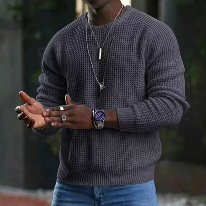 ✨2026 Collection at 50% OFF & FREE SHIPPING✈️JMIERR Men's Crewneck Sweater Soft Casual Sweaters Classic Long Sleeve Pullover Sweaters with Ribbing Edge