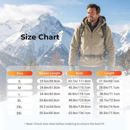 🔥LAST DAY PROMOTION - 50%OFF🔥Upgraded Unisex Hooded Casual Graphene Heated Insulated Jacket (with Internal Pockets)