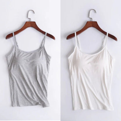 🔥Last days sale 🔥- Buy 1 get 1 free🔥Loose-fitting tank top with built-in bra