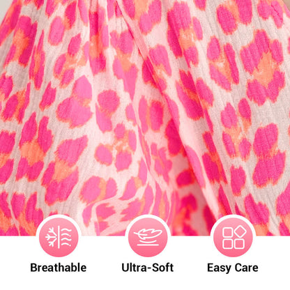 🎨New Arrival 50% Off💥Women's V-Neck Printed Dress – Brushstrokes of Summer🌺