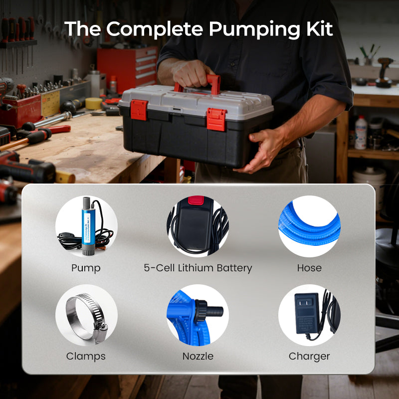 🖤New Year Sale✨ 50% OFF!—High-Power Oil & Water Pump Set